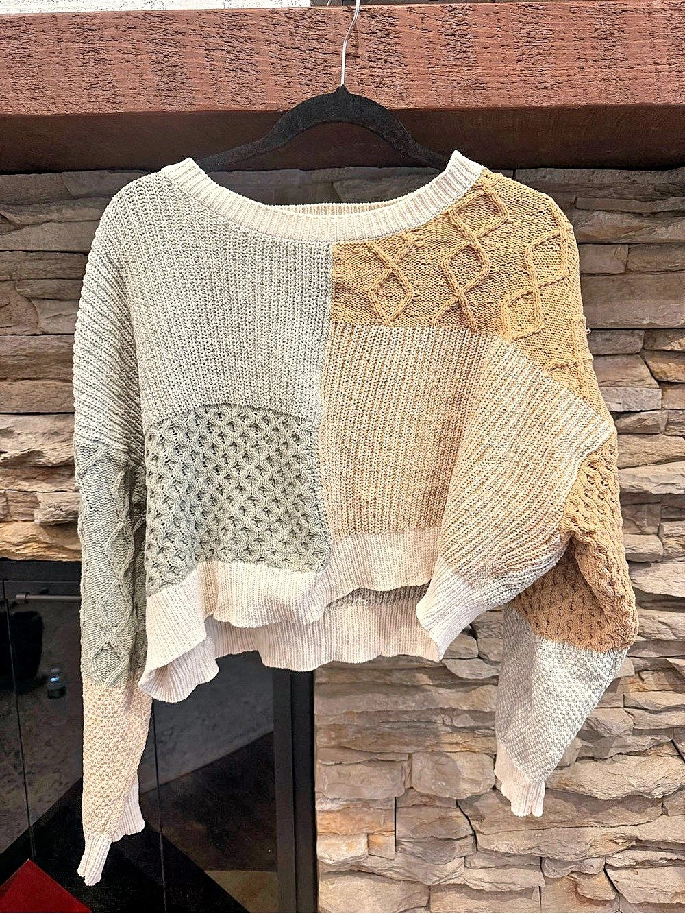 Women's Color Block Knit Sweater